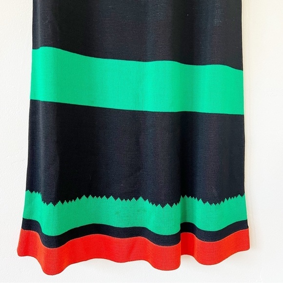 Giorgio di Sant' Angelo Biplane Intarsia Knit Maxi Dress - Picture 6 of 10